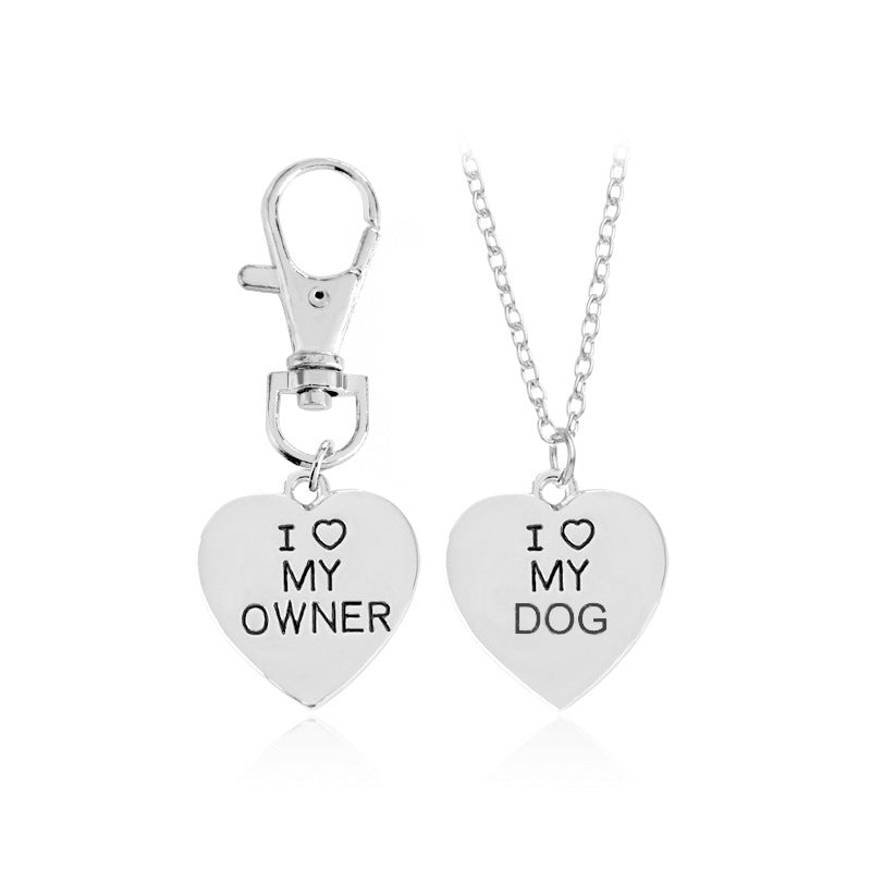 necklace I love my owner, I love my dog - SAPA PETS
